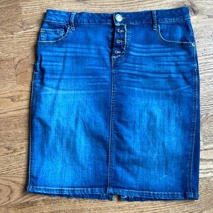 Maurices Denim Jean Skirt sz 10